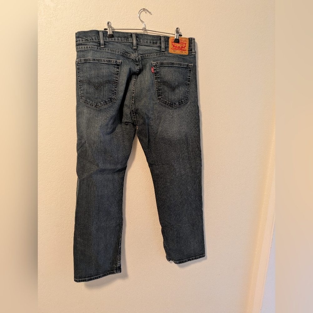 Levi's 505 Men's Blue Jeans 38/30 - Picture 2 of 3